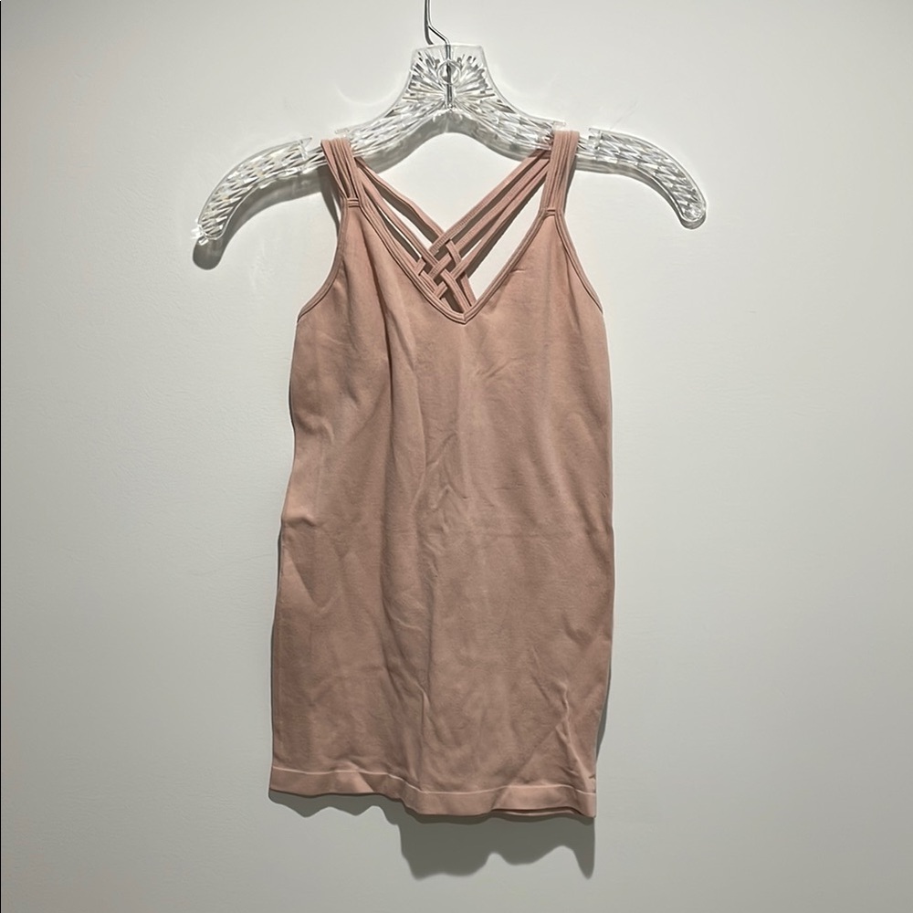 Women's Pink Strappy Top